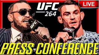 🔴 UFC 264: Conor Mcgregor vs Dustin Poirier 3 Press Conference LIVE | THE MMA-HOLES