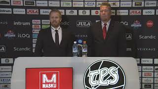 TPS-Ässät 28.9.2024 lehdistötilaisuus