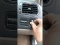 VW POLO LIGHT SWITCH REMOVE.