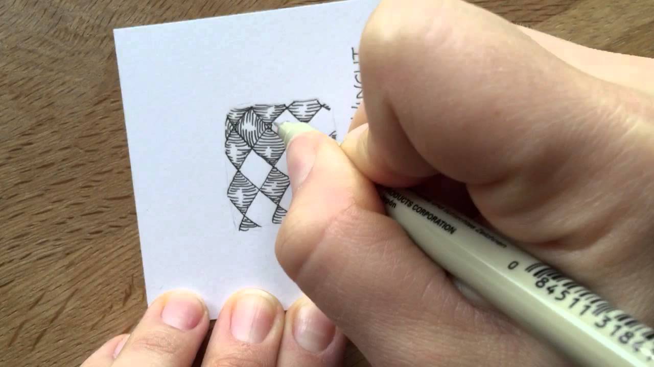 Zentangle Muster Yincut Youtube