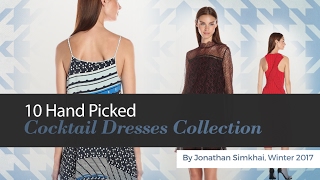 10 Hand Picked Cocktail Dresses Collection By Jonathan Simkhai, Winter 2017