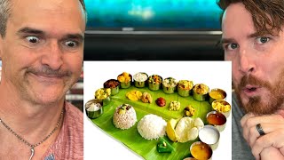 How to Serve a Sadya | Traditional Vegetarian Feast of Kerala | Onam Festival REACTION!!