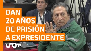 Condenan a 20 años de prisión a expresidente  de Perú, Alejandro Toledo