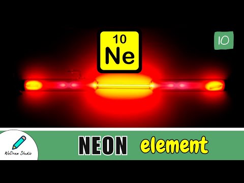 What statements best describe the atoms of gas neon?