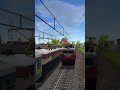 Icf train crossing local train || train simulator || #indiantrainsimulator #gaming