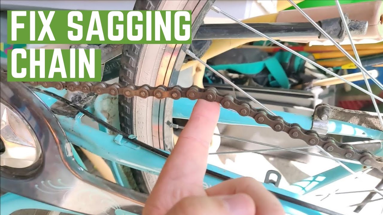 How To Tighten Bike Chain | Single Speed And Internal Gear Bikes - YouTube