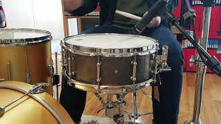 (SOLD) Snares - Keplinger Drums 5x14 Black Iron Snare Drum