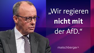 Was plant die CDU für Deutschland? Kanzlerkandidat Friedrich Merz im Gespräch | maischberger