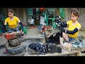 diesel engine repair and restoration girl, tractor repair / daily life LT