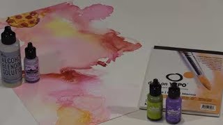 Abstract Alcohol Ink Techniques by Joggles.com