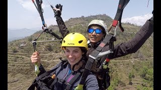 Flying with Sunrise Paragliding Company Pokhara Nepal