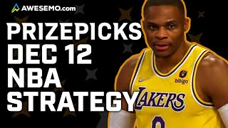 NBA PrizePicks NBA Player Prop Picks Tonight | Sunday 12/12