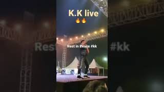 RIP KK SIR 💔🙏  | Singer KK last live performance🥀 |  Nigah Khan