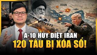 Hormuz Thành “Lò Hỏa Táng” – Tàu Iran Bị Xé Toạc Bởi Pháo 30 mm Của Tiêm Kích A-10