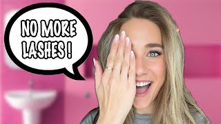 Taking OFF my FAKE LASHES!!  *It's been over 10 YEARS*