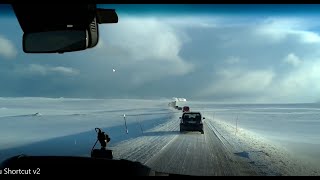 Honningsvag to Lakselv by car in winter - Norway