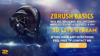 Beginner Zbrush Basic - Part 01 - User Interface