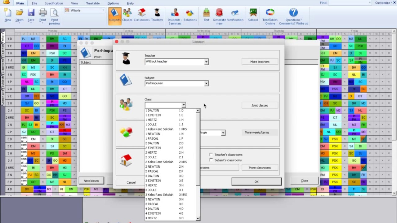 Asctimetables Training How To Add Perhimpunan In Your Timetable Youtube