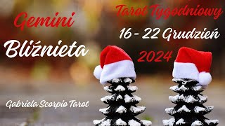 Bliźnięta ♊ Tarot Tygodniowy 16-22 Grudzień 2024 December Gemini ☃️ Horoskop Wróżba Gabriela Scorpio