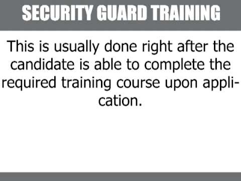 Security Guard Test - YouTube