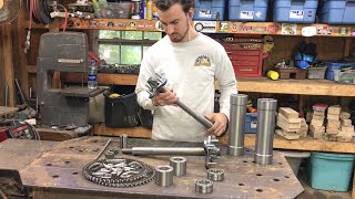 How to Make Dune Buggy Chain Drive Rear Hubs - Home Made - Part 1