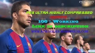 PES Highly Compressed  [500 % working ].......Only 8.58 mb !!!!!!!!