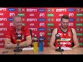 john rillie and dylan windler press conference vs adelaide 36ers round 14 nbl25