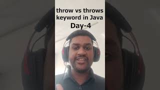 throw vs throws keyword in Java #javaprogramming