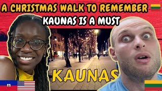 REACTION TO A Christmas Walk to Remember in Lithuania’s Second City 🎄 Kaunas is a MUST 🇱🇹