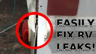 How to Reseal and Replace your RV Exterior Molding Trim to FIX LEAKS | RV Renovation Tips and Tricks