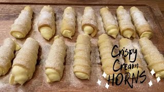 How To Make Delicious Crispy Cream Horns- Domowe Rurki z Kremem