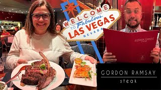 We ordered the MOST EXPENSIVE Steak at GORDON RAMSAY STEAK in Las Vegas