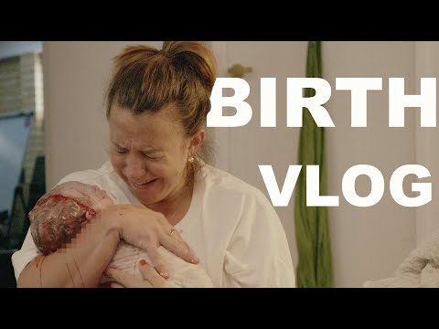 Water Birth Home Birth Vlog Raw Real 3 Hour Water Birth Vlog 42