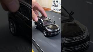 #1 Model of black Toyota highlander diecast model car #diecast #cars #modelcars