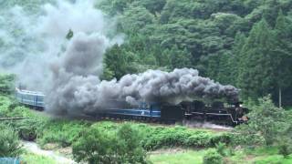 ＳＬやまぐち30周年号 白井(津和野-船平山) 【Steam Locomotive Yamaguchi】