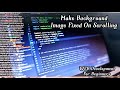 How to make background Image Fixed Even on scrolling ? CSS FOR BEGINNERS