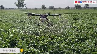 ಡ್ರೋನ್ ಮೂಲಕ ಸ್ಪ್ರೇ ಮಾಡಿದ್ದು. #drone #agridrone #agriculturedrone #dronevideo #farming #instagram