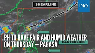 PH to have fair and humid weather on Thursday — Pagasa