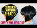 Corte Bob en Cabello Rizado -  CURLY BOB HAIRCUT