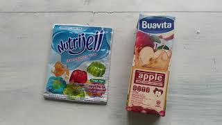 Puding Buavita Apel. Apple Buavita Puding