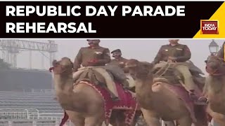 Republic Day Parade Rehearsal Underway At Kartavya Path
