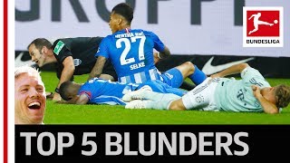 Top 5 Fails from Matchday 6 - Robben's Miss, Funny Own Goals & More