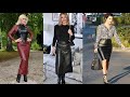 TOP 50 BEST NEW ATTRACTIVE AMAZING CREATIVE LEATHER SKIRT DESIGN AND TRENDY IDEAS