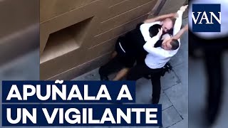 Un menor apuñala a un vigilante en el centro de Barcelona