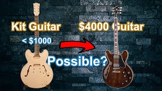 Can you RECREATE a $4000 guitar UNDER $1000?  | Chinese Guitar kit DIY build  |