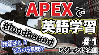 【Apex】英語学習に！レジェンド名の発音と由来を解説します ①【エーペックスレジェンズ】