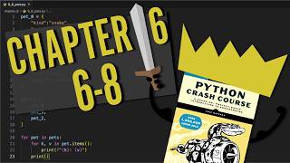 Python Crash Course: Chapter 6 | Try It Yourself 6-8 | Beginner Python Practice Problem Walkthrough!