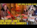 KRIS Aquino LUNCH DATE with MEL Sarmiento and Bimby! Kris PINAKILIG ni MEL!