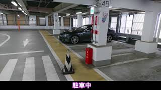 鮫洲試験場の駐車場