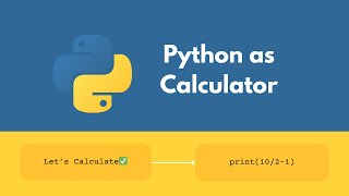 Using Python for Math: Calculator Tutorial for Beginners #python1